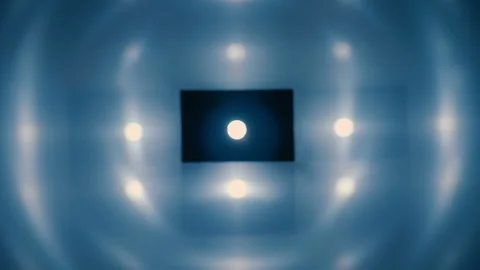 Led lights with different versions of the glow on black background. Macro Stock Footage 151971316