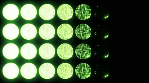 Led Lights Green Stock Footage 20497301