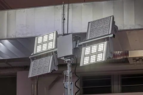 Led Lights Mobile Tower Stock Photos