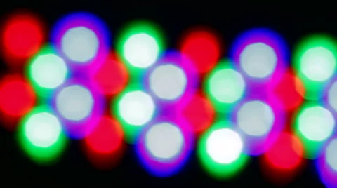 LED Lights Out of Focus Stock Footage 49450861