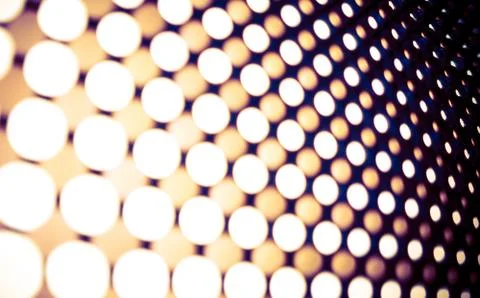 Led Lights Panel Backdrop. Blurred Leds Foto stock