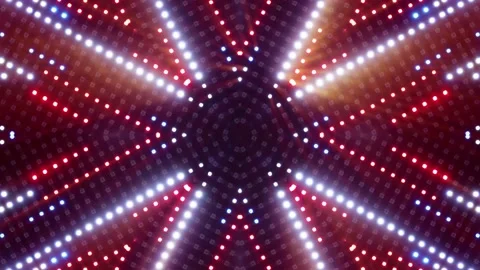 Led lights psychedelic experience Stock-Footage 200958706