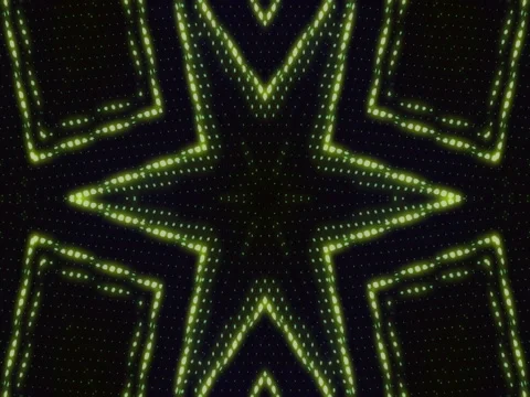 Led Lights Star Wall Flickering Lines Vj Colored Shine Background Stock Footage 75007477