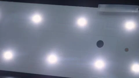 LED Lights Turning On, Powering Up LED Lighting, LED Illumination Startup, Light Stock Footage 312071863