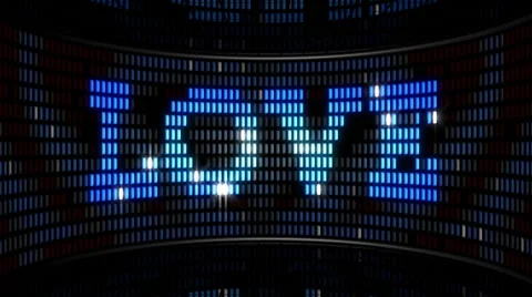 Led Lights Wall Love Stock-Footage 57258206