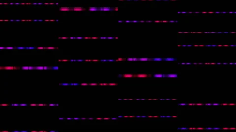 LED lines falling down Video stock 158149458