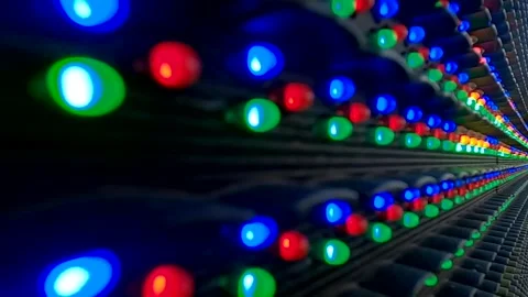 LED Message board (facing left) Stock Footage 139554845