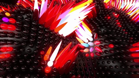 LED needles Stock Footage 136388779