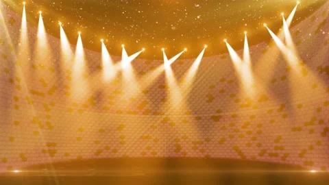 Led neon lights flashing performance stage background' Stock Footage 223281691
