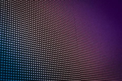 Led neon screen background. Digital screen computer monitor color pixel texture Stock Photos
