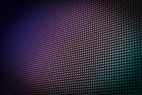 Led neon screen background. Digital screen computer monitor color pixel texture Stock Photos