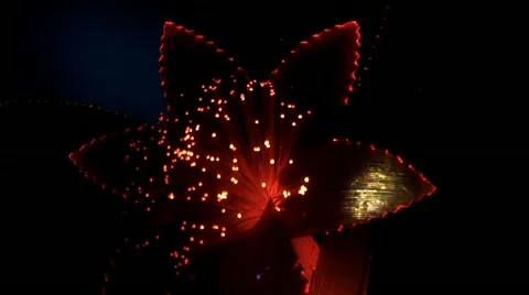 LED night light Stock Footage 12619855