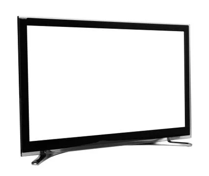 Led or lcd internet tv monitor Stock Photos