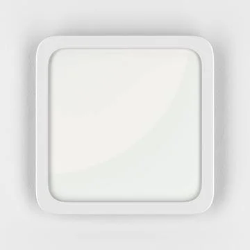 Led panel on ceiling Square led panel on ceiling, 3D illustration Copyrigh... Stock Photos