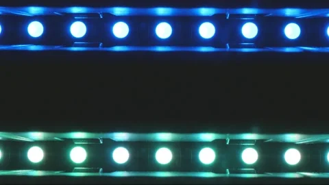 LED panel with colorful flashing RGB dots. Video stock 184471053