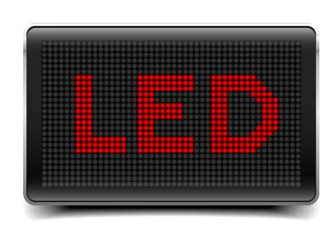 LED Panel Stock Illustration