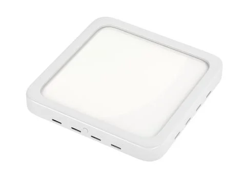 Led panel isolated on white Stock Illustration