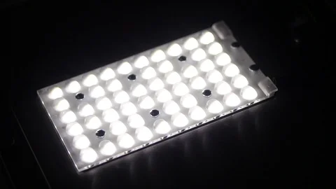 LED panel light on and off Stock Footage 88408980
