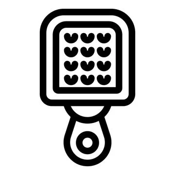 Led panel light emitting diodes lighting fixture Stock Illustration
