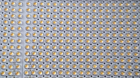 LED panel with many diodes. Dolly shot Stock Footage 244468384