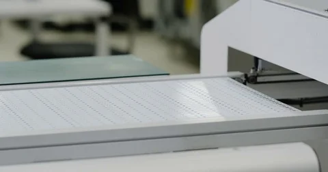 LED panel modern production line 库存影片 73502198