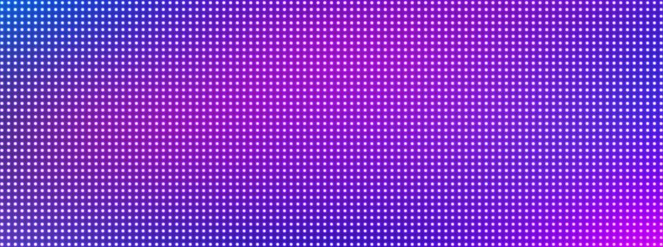 Led pixel screen display Stock Illustration