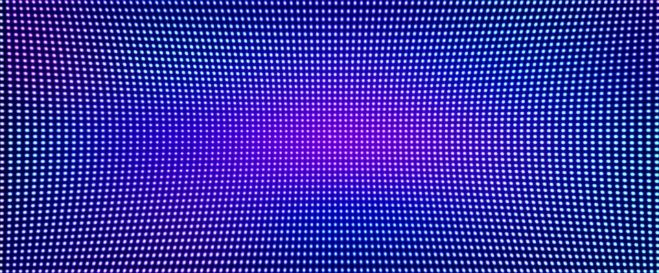 Led pixel screen display Stock Illustration