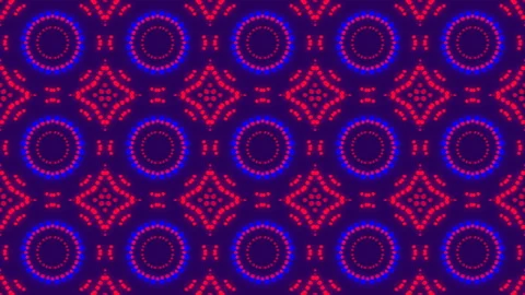 Led Pixels Kaleida Background Stock Footage 104070301