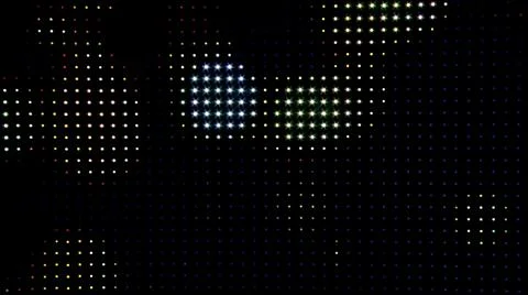 Led Pixels Screen Foto stock