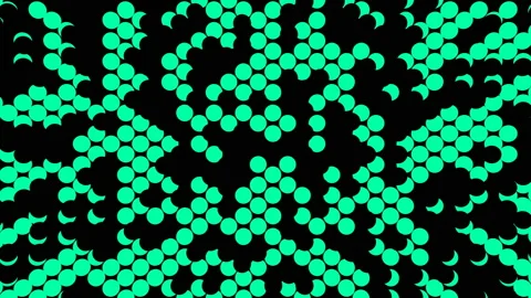 LED polygon Stock Footage 148102970