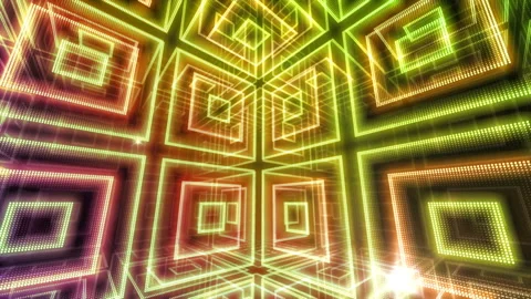 LED Room 1 B BbR2 4k Stock Footage 91197754