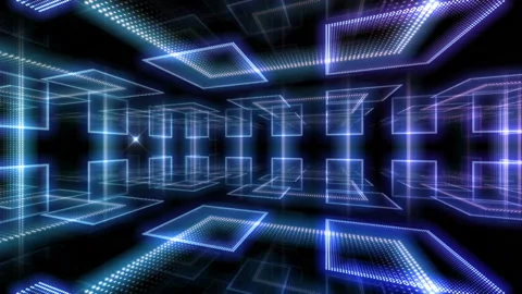 LED Room 1 B CaR3 4k Stock Footage 91200666