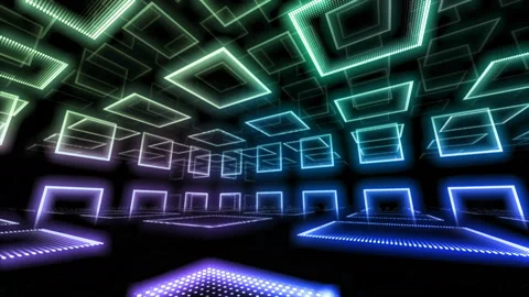 LED Room 1 B CbF2 4k Stock Footage 91202127