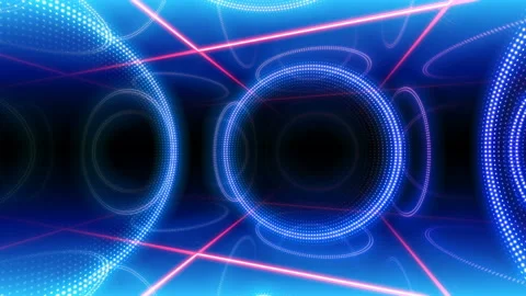 LED Room 2 C BaR1 4k Stock Footage 91713032
