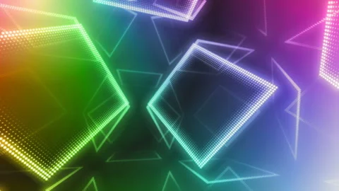 LED Room 2 D BbF1 4k Stock Footage 91714789