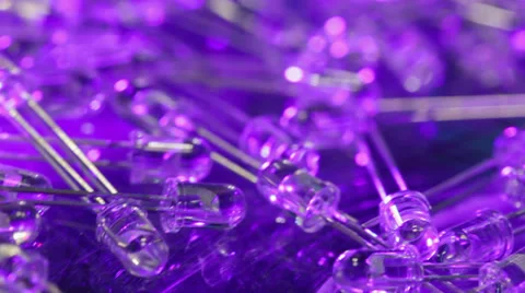 LED at rotating display -  close up Stock Footage 35959383