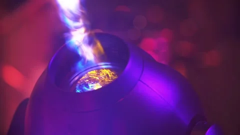 Led rotating light head 库存影片 88435144