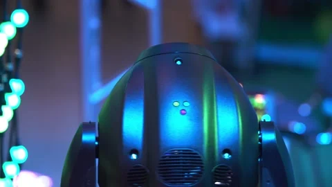 Led rotating light head 库存影片 88560747