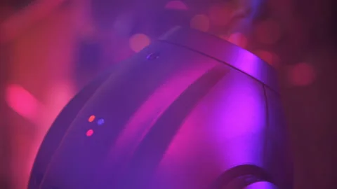 Led rotating light head Stock Footage 88681453