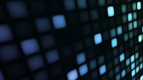 LED Rubik Blue Stock Footage 26058713
