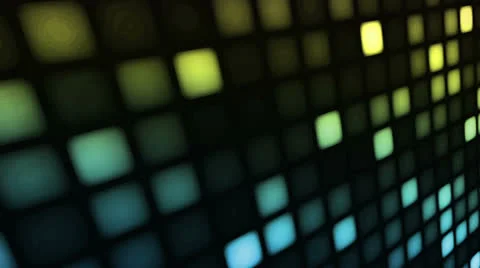 LED Rubik Blue Yellow Stock Footage 26058637