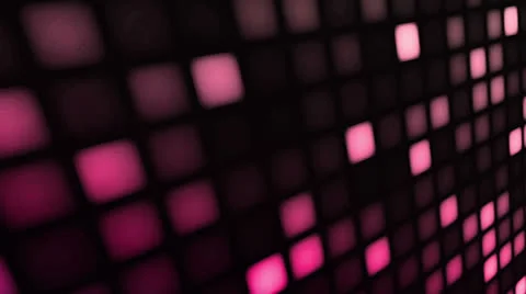 LED Rubik Pink Stock Footage 26058889