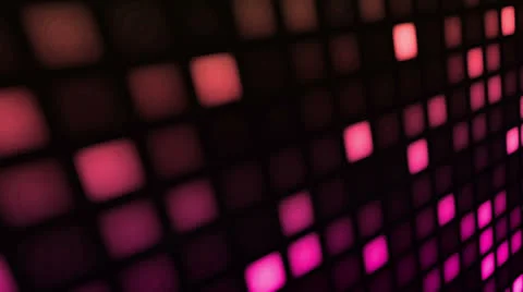 LED Rubik Pink Yellow Stock Footage 26058823