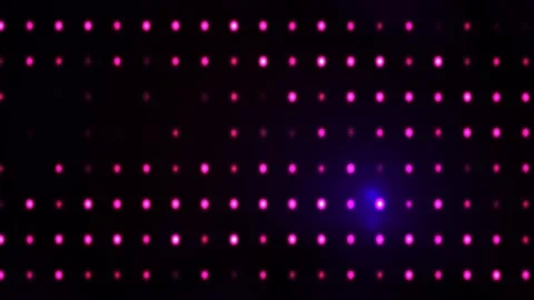 LED screen with colorful glowing dots. Stock Footage 337515404