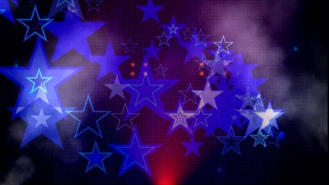 LED screen. Comet, ball, explosion, stars, backlight Stock Footage 78525974