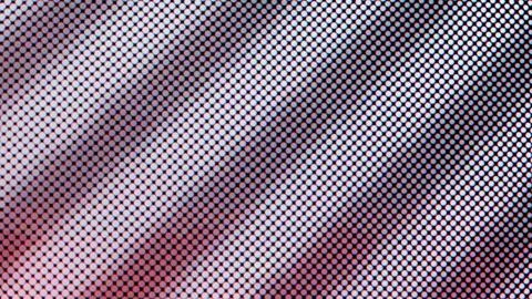 LED Screen Displaying an RGB Dot Pattern Stock Photos