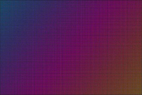 Led screen. Dot RGB Background television. Vector stock illustration. Stock-Illustration