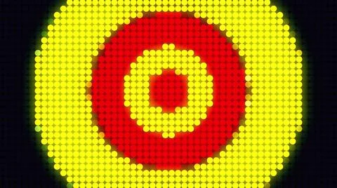 LED screen dots abstract background, 3d rendering computer generating, LED Stock Illustration