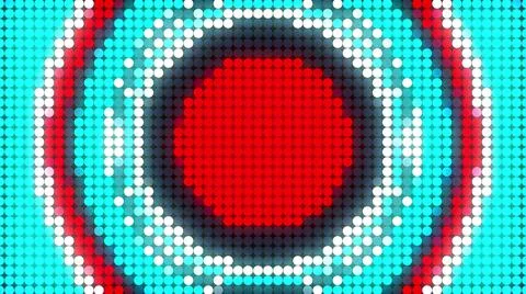 LED screen dots abstract background, 3d rendering computer generating, LED Stock Illustration