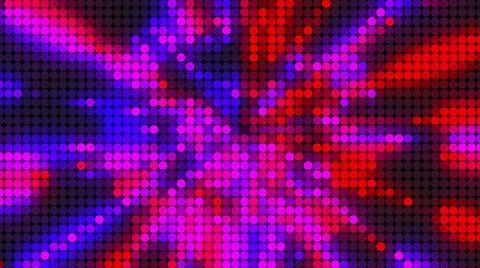 LED screen dots abstract background, 3d rendering computer generating, LED Stock Illustration